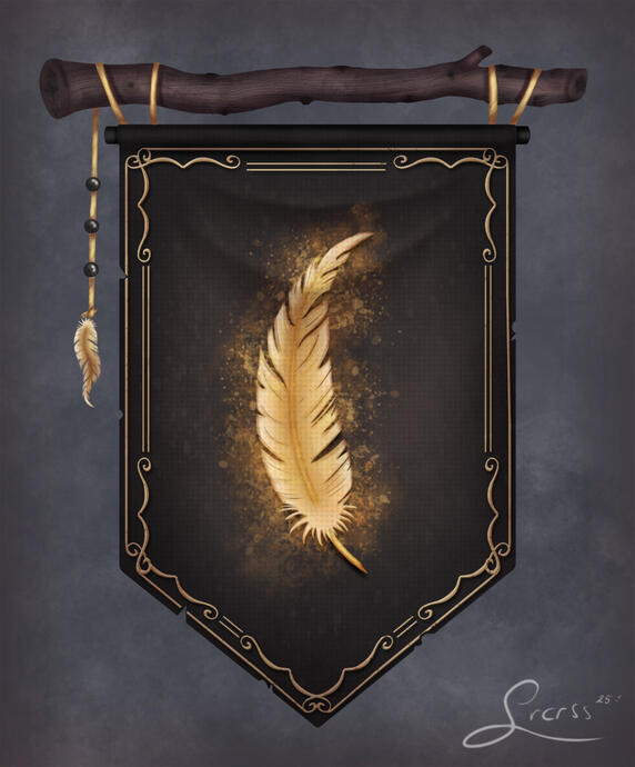 Zeichnung einer Medaille zur Befreiung von Gilneas.